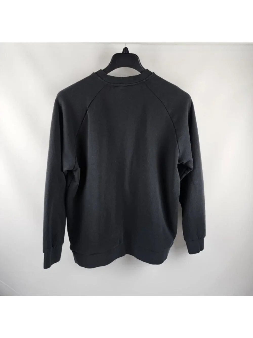 adidas Sweatshirt Mens XL Black White Classic Trefoil Pullover H06651